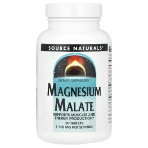 Malato de Magnésio 90 Comprimidos - Source Naturals