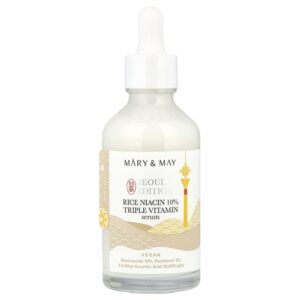 Mary & May - Sérum Facial Iluminador Seoul Edition Rice Niacin 10% Triple Vitamin Serum 80 ml