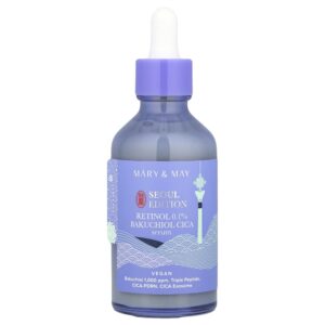 Mary & May - Sérum Facial Renovador Seoul Edition Bakuchiol Cica Retinol 0.1% Serum 80 ml