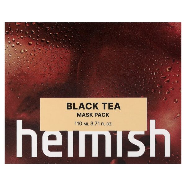Máscara Facial Calmante e Revitalizante Chá Preto 110 ml - Heimish