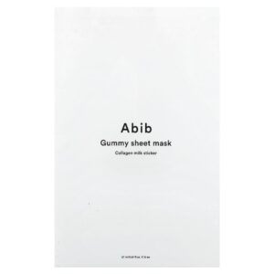Máscara Facial Gummy Sheet Mask Milk Sticker Kit com 10 Unidades - Abib