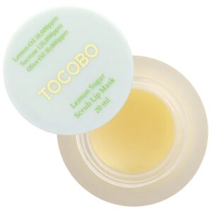 Máscara Labial Esfoliante de Limão Lemon Sugar Scrub Lip Mask 20 ml - Tocobo