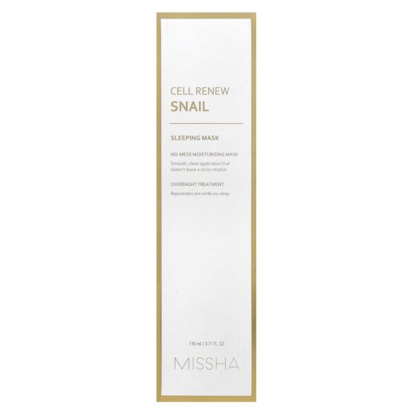 Máscara Noturna Super Aqua Cell Renew Snail 110 ml - Missha