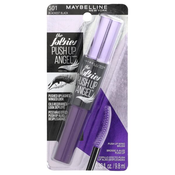 Maybelline - Máscara de Cílios The Falsies Push Up Angel 501 Blackest Black 9.8 ml