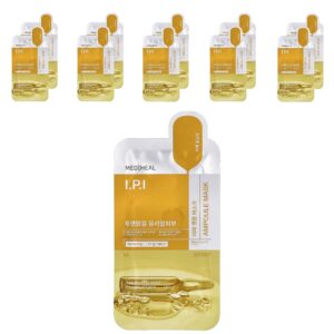 MEDIHEAL - Máscara Facial Iluminadora I.P.I. Derma Ampoule Mask 10 Unidades de 26 ml