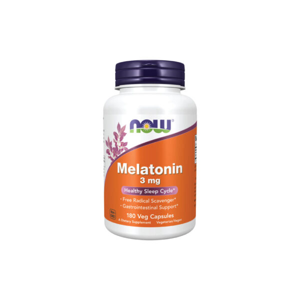 Melatonina 3mg 180 Veg Cápsulas - Now Foods