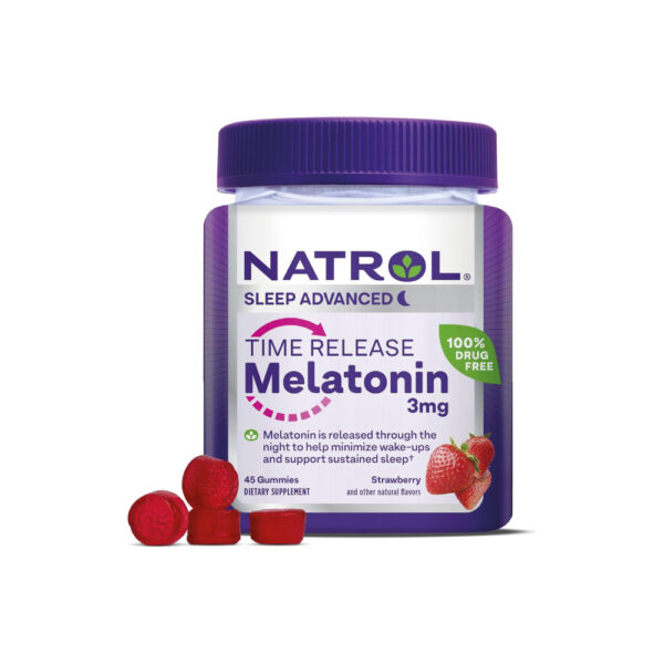 Melatonina 3mg Time Release 45 Gummies - Natrol