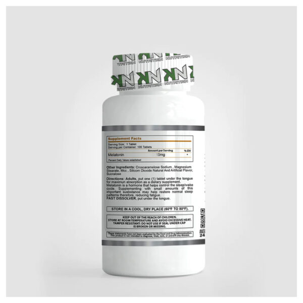 Melatonina 3mg Sublingual 100 Tabletes - KN Nutrition