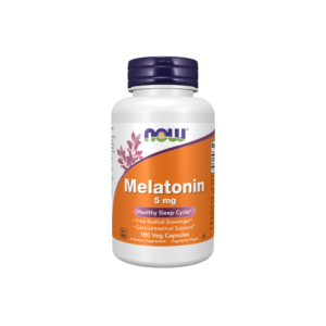 Melatonina 5mg 180 Veg Cápsulas - Now Foods
