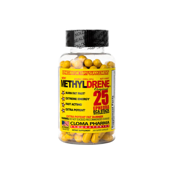 Methyldrene 25mg 100 Cápsulas - Cloma Pharma