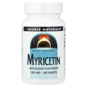 Miricetina 100 mg 60 Comprimidos - Source Naturals