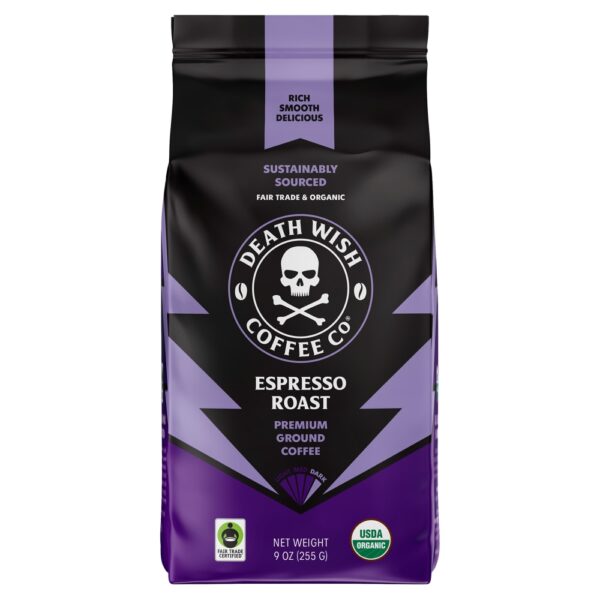 Moído Espresso Torrado 255 g - Death Wish Coffee