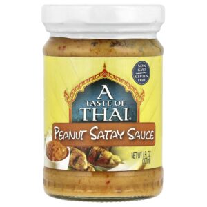 Molho Satay de Amendoim 207 ml - A Taste Of Thai