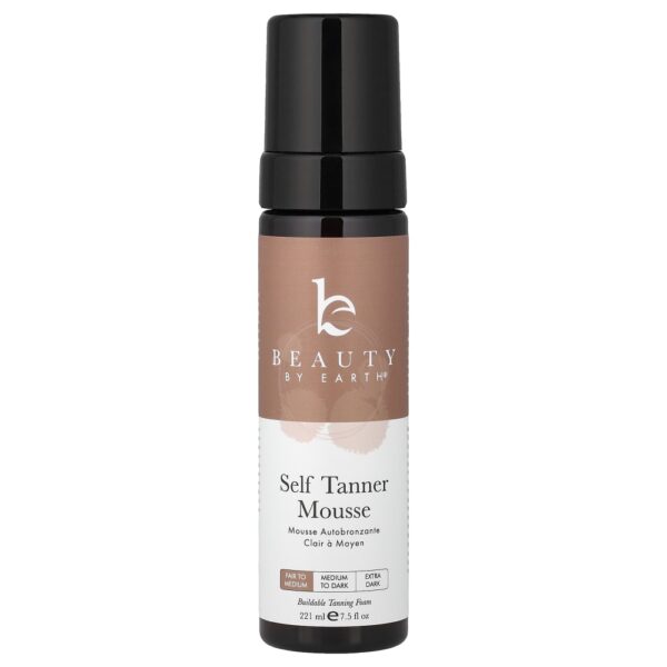Mousse Autobronzeador Corporal Tom Claro a Médio 222 ml - Beauty By Earth