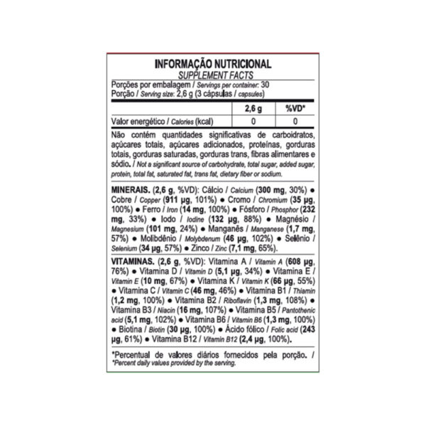 Multimax Complex 90 Cáspsulas - Max Titanium