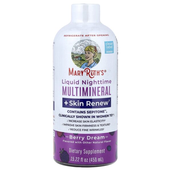 multimineral-liquido-noturno-pele-renew-frutas-vermelhas-dream-450-ml-maryruths-s1vq5l7gu6.jpg Multimineral Líquido Noturno + Pele Renew Frutas Vermelhas Dream 450 ml - MaryRuth's