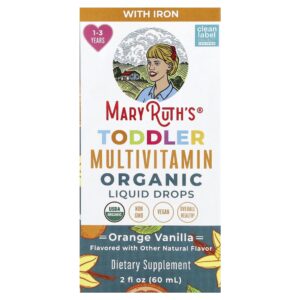 multivitaminico-organico-liquido-para-criancas-pequenas-com-ferro-1-a-3-anos-lar-eqhfxd9j7q.jpg Multivitamínico Orgânico Líquido para Crianças Pequenas com Ferro 1 a 3 Anos Laranja e Baunilha 60 ml - MaryRuth's