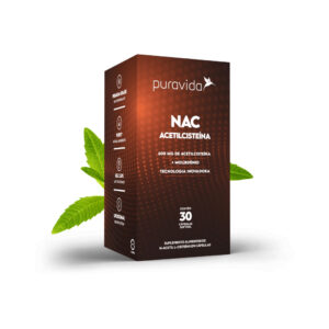 NAC ACETILCISTEÍNA + MOLIBDÊNIO 30 Softgels - Puravida
