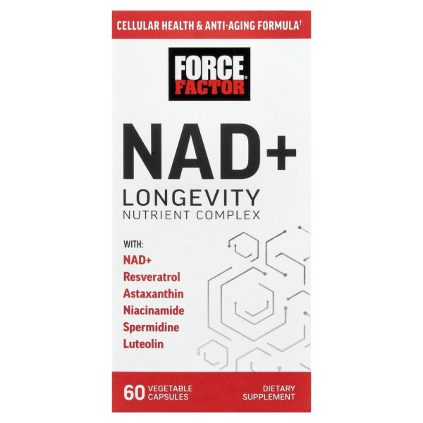 NAD+ Complexo de Longevidade 60 Cápsulas Vegetais - Force Factor