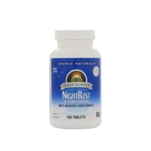 Night Rest com Melatonina + Gaba 100 Tabletes - Source Naturals