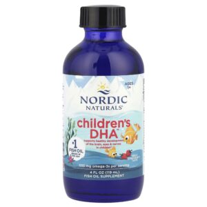 Nordic Naturals - Suplemento de Ômega-3 Infantil Children's DHA Morango 119 ml