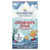 Nordic Naturals - Suplemento de Ômega-3 Infantil Children's DHA Morango 250 mg 180 Softgels