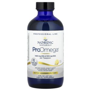 Nordic Naturals - Suplemento de Ômega-3 Líquido ProOmega Limão 2840 mg 237 ml