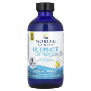 Nordic Naturals - Suplemento de Ômega-3 Líquido Ultimate Omega Xtra Limão 237 ml
