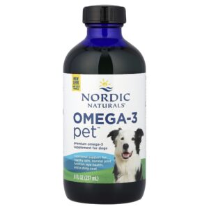 Nordic Naturals - Suplemento de Ômega-3 Pet Líquido para Cães 237 ml