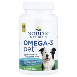 Nordic Naturals - Suplemento de Ômega-3 Pet para Cães 90 Softgels