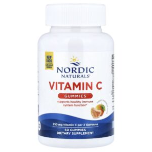 Nordic Naturals - Suplemento de Vitamina C 125 mg em Gomas Sabor Tangerina 60 Gomas