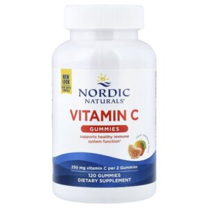 Nordic Naturals - Suplemento de Vitamina C em Gomas Sabor Tangerina 120 Gomas