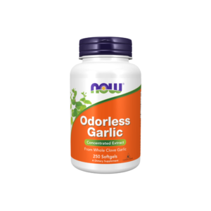 Odorless Garlic (Extrato de alho sem cheiro) - Now Foods 250 Cápsulas