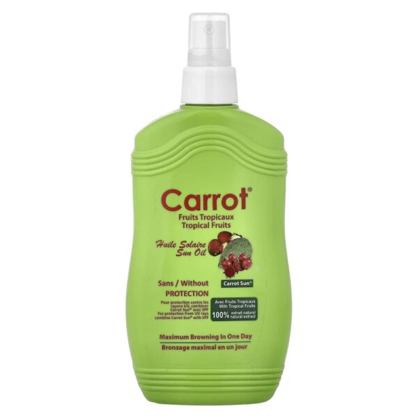 Óleo Acelerador de Bronzeamento Frutas Tropicais 200 ml - Carrot Sun