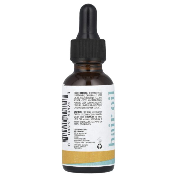Óleo Capilar de Alecrim e Rícino 30 ml - Artnaturals