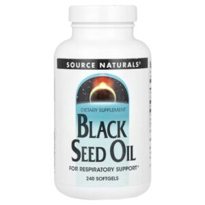 Óleo de Cominho Preto 240 Softgels - Source Naturals