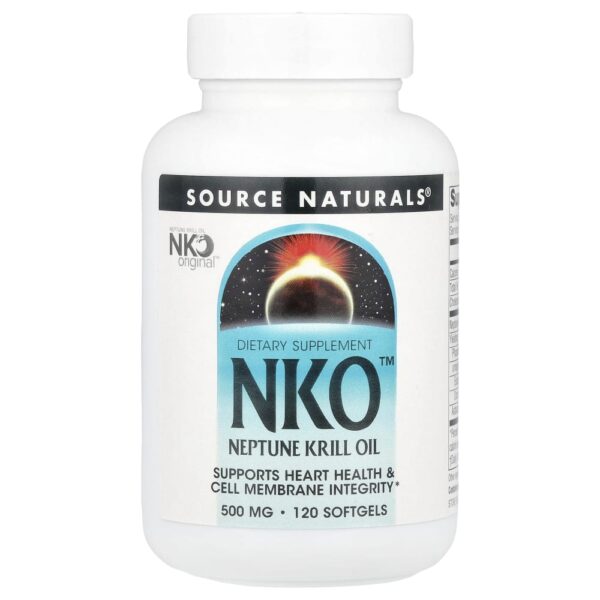 Óleo de Krill NKO Neptune 500 mg 120 Softgels - Source Naturals