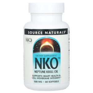 Óleo de Krill NKO Neptune 500 mg 60 Softgels - Source Naturals
