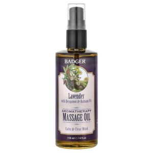Óleo de Massagem Aromaterápico Lavanda e Bergamota 118 ml - Badger