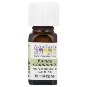 Óleo Essencial 100% Puro de Camomila Romana 3.7 ml - Aura Cacia