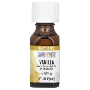 Óleo Essencial de Baunilha Diluído em Óleo de Jojoba 15 ml - Aura Cacia