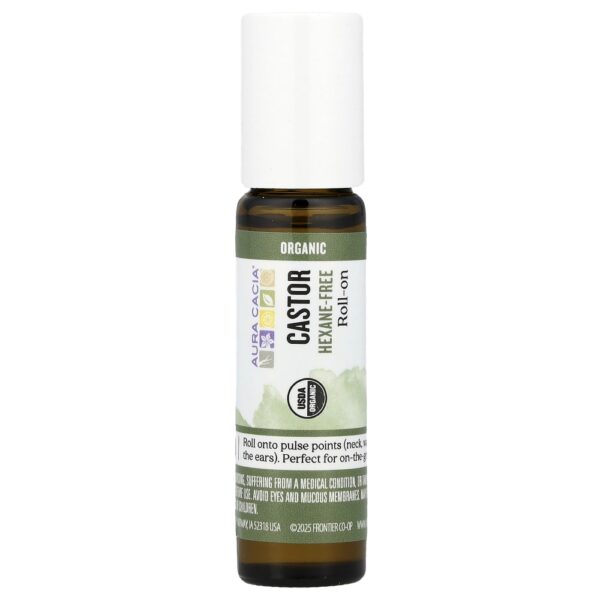 Óleo Essencial em Roll-On de Rícino Puro 9.2 ml - Aura Cacia