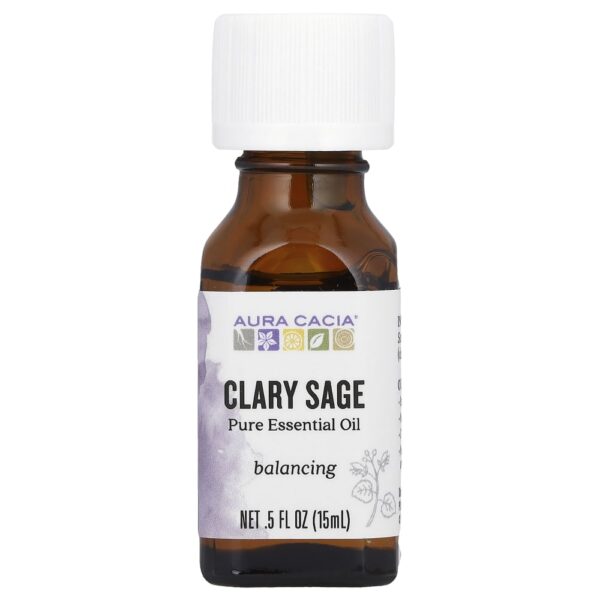 Óleo Essencial Puro de Sálvia Sclarea 15 ml - Aura Cacia