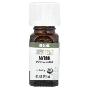 Óleo Essencial Puro Orgânico de Mirra 7.4 ml - Aura Cacia
