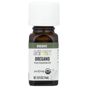 Óleo Essencial Puro Orgânico de Orégano 7.4 ml - Aura Cacia