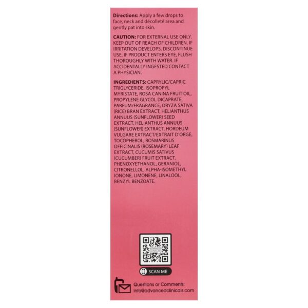 Óleo Facial de Rosa Mosqueta Regenerador 53 ml - Advanced Clinicals
