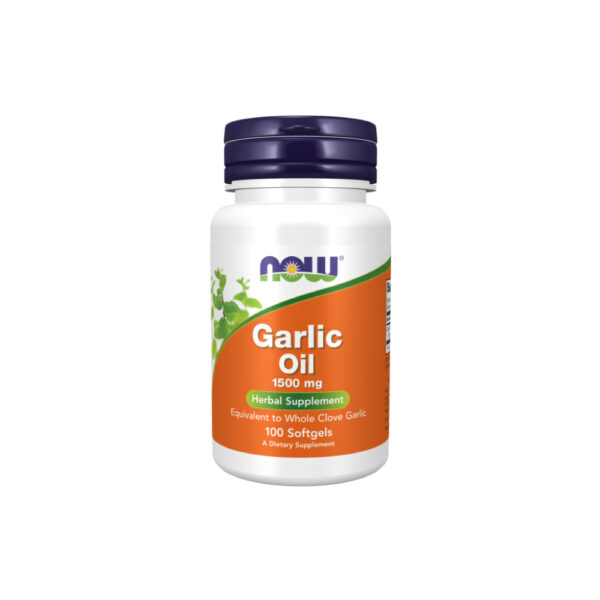 oleo_de_alho_150-36r72po3bw.jpg Garlic Oil 1500mg (Óleo de alho) 100 Softgles - Now Foods