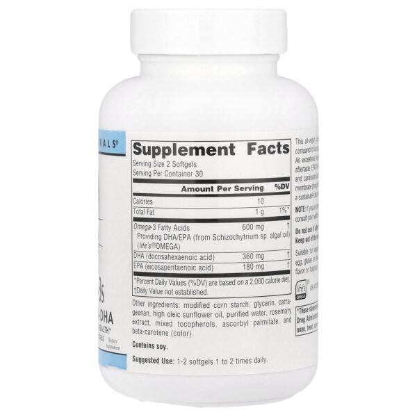 Ômega-3 Vegano EPA e DHA 300 mg 60 Softgels Veganas - Source Naturals