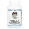 Ômega-3 Vegano EPA e DHA 300 mg 60 Softgels Veganas - Source Naturals