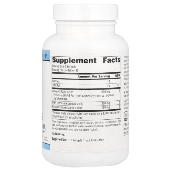 Ômega-3 Vegano EPA e DHA 300 mg 90 Softgels Veganas - Source Naturals